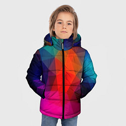 Куртка зимняя для мальчика Abstraction, цвет: 3D-черный — фото 2