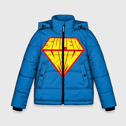 Зимняя куртка для мальчика Супермама / 3D-Красный – фото 1