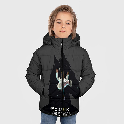 Зимняя куртка для мальчика Bojack Horseman / 3D-Светло-серый – фото 3