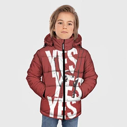 Куртка зимняя для мальчика Bryan Danielson: Yes, цвет: 3D-черный — фото 2