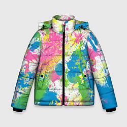 Куртка зимняя для мальчика Брызги, цвет: 3D-светло-серый