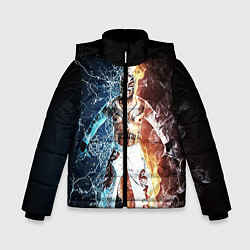 Куртка зимняя для мальчика Рей Мистерио, цвет: 3D-черный