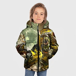 Куртка зимняя для мальчика WH40k warboss, цвет: 3D-черный — фото 2