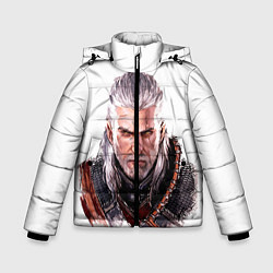 Куртка зимняя для мальчика Геральт, цвет: 3D-черный