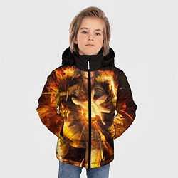 Куртка зимняя для мальчика Witcher gwent 3, цвет: 3D-черный — фото 2