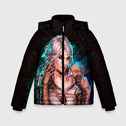 Куртка зимняя для мальчика Цири 1, цвет: 3D-черный