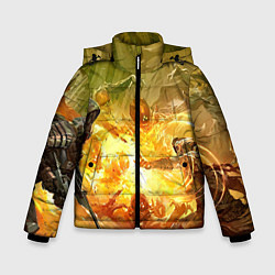 Куртка зимняя для мальчика Destiny 2, цвет: 3D-светло-серый