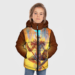 Куртка зимняя для мальчика Вивек, цвет: 3D-черный — фото 2