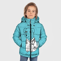 Куртка зимняя для мальчика Trust me, цвет: 3D-светло-серый — фото 2