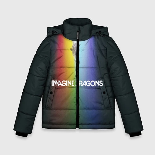 Зимняя куртка для мальчика Imagine Dragons / 3D-Красный – фото 1