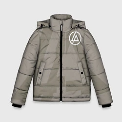 Куртка зимняя для мальчика Linkin Park: Grey style, цвет: 3D-черный