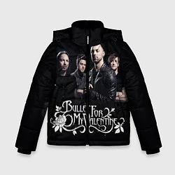 Куртка зимняя для мальчика Bullet For My Valentine, цвет: 3D-черный
