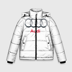 Куртка зимняя для мальчика Ауди, цвет: 3D-красный