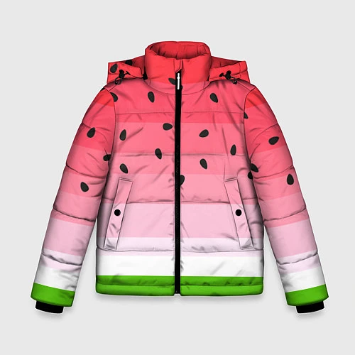 Зимняя куртка для мальчика Арбузик / 3D-Светло-серый – фото 1