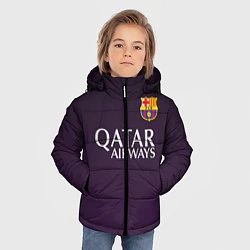 Куртка зимняя для мальчика Barcelona FC: Violet, цвет: 3D-светло-серый — фото 2
