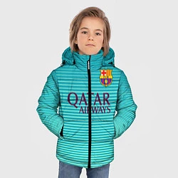 Куртка зимняя для мальчика Barcelona FC: Aqua, цвет: 3D-красный — фото 2