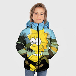 Куртка зимняя для мальчика Mona Liza, цвет: 3D-светло-серый — фото 2