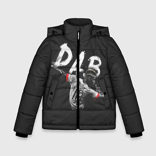 Зимняя куртка для мальчика Paul Pogba: Dab / 3D-Красный – фото 1