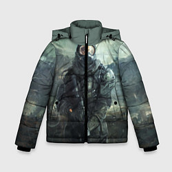 Куртка зимняя для мальчика STALKER, цвет: 3D-черный