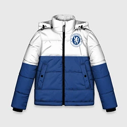 Куртка зимняя для мальчика Chelsea FC: Light Blue, цвет: 3D-светло-серый