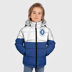 Куртка зимняя для мальчика Chelsea FC: Light Blue, цвет: 3D-черный — фото 2