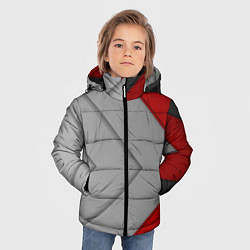 Куртка зимняя для мальчика Gray arrows, цвет: 3D-черный — фото 2