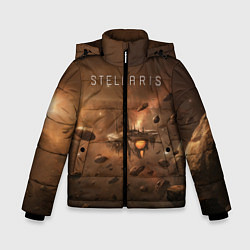 Куртка зимняя для мальчика Stellaris, цвет: 3D-светло-серый