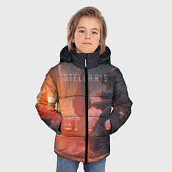Куртка зимняя для мальчика Stellaris, цвет: 3D-черный — фото 2