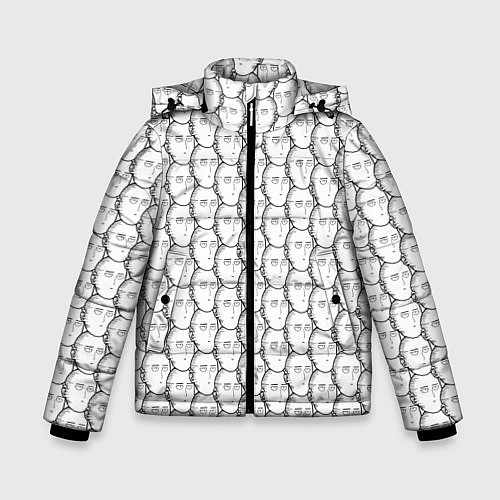 Зимняя куртка для мальчика OnePunchMan / 3D-Красный – фото 1