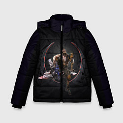 Куртка зимняя для мальчика Quake champions, цвет: 3D-черный
