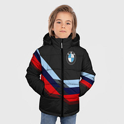 Куртка зимняя для мальчика Бмв Bmw Black, цвет: 3D-красный — фото 2