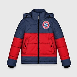 Куртка зимняя для мальчика Bayern Munchen - Red-Blue FCB 2022 NEW, цвет: 3D-черный