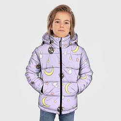 Куртка зимняя для мальчика Сейлор Мур, цвет: 3D-красный — фото 2