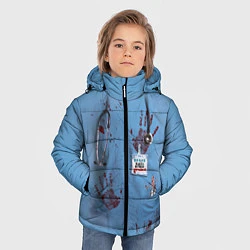 Куртка зимняя для мальчика Костюм врача кровь, цвет: 3D-красный — фото 2