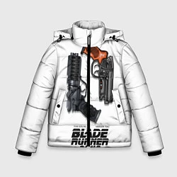 Куртка зимняя для мальчика Blade Runner 2049: Weapon, цвет: 3D-черный