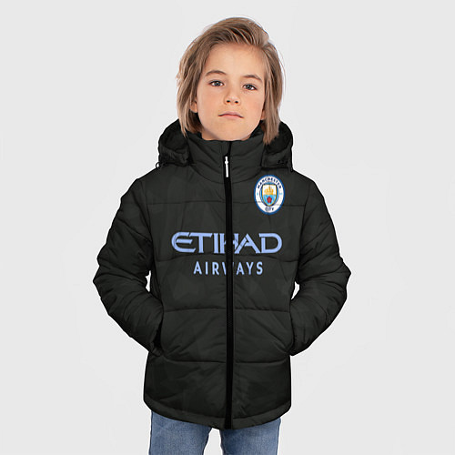 Зимняя куртка для мальчика Man City FC: Black 17/18 / 3D-Светло-серый – фото 3