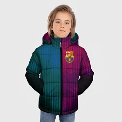 Куртка зимняя для мальчика Barcelona FC: Abstract 2018, цвет: 3D-черный — фото 2