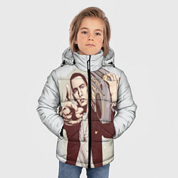 Куртка зимняя для мальчика Eminem: Street Music, цвет: 3D-черный — фото 2