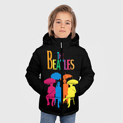 Куртка зимняя для мальчика The Beatles: Colour Rain, цвет: 3D-светло-серый — фото 2