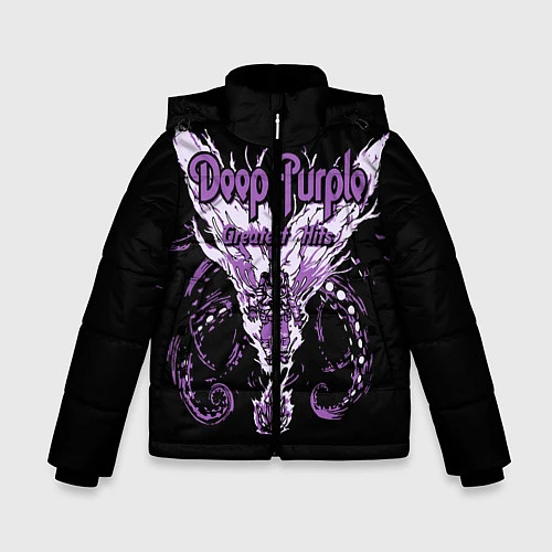 Зимняя куртка для мальчика Deep Purple: Greatest Hits / 3D-Красный – фото 1