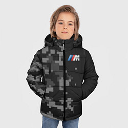 Куртка зимняя для мальчика BMW БМВ, цвет: 3D-светло-серый — фото 2