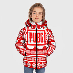 Куртка зимняя для мальчика PUBG: New Year, цвет: 3D-светло-серый — фото 2