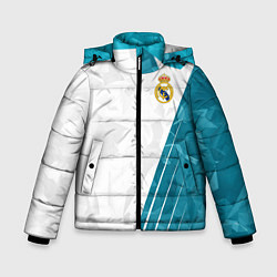 Куртка зимняя для мальчика FC Real Madrid: Abstract, цвет: 3D-светло-серый