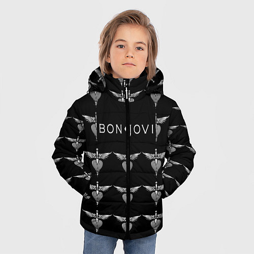 Зимняя куртка для мальчика Bon Jovi / 3D-Черный – фото 3