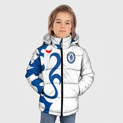 Куртка зимняя для мальчика FC Chelsea: White Lion, цвет: 3D-светло-серый — фото 2