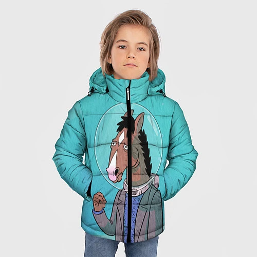 Зимняя куртка для мальчика BoJack / 3D-Светло-серый – фото 3