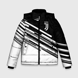 Куртка зимняя для мальчика FC Juventus: B&W Line, цвет: 3D-черный