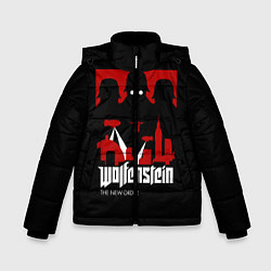 Куртка зимняя для мальчика Wolfenstein: Nazi Soldiers, цвет: 3D-красный
