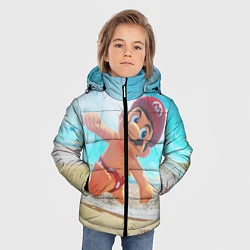 Куртка зимняя для мальчика Super Mario Summer Odyssey, цвет: 3D-светло-серый — фото 2