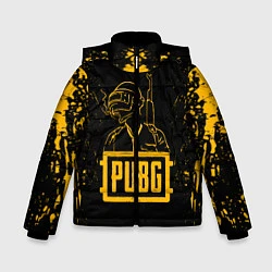 Зимняя куртка для мальчика PUBG: Black Soldier